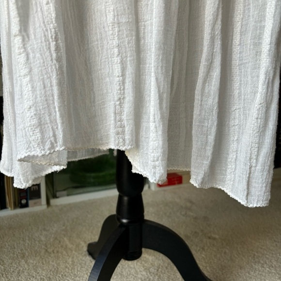 Vintage  70s boho cotton gauze viscose caftan/ tent style summer festival dress - Picture 8 of 12